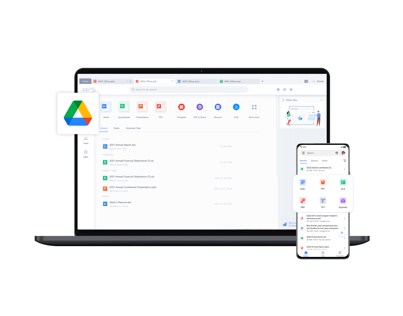 WPS Office AI 智能写作表格分析PPT生成3D展示